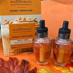 Bath & Body Works “Caramel Pumpkin Swirl” 2 New Wallflower Refills